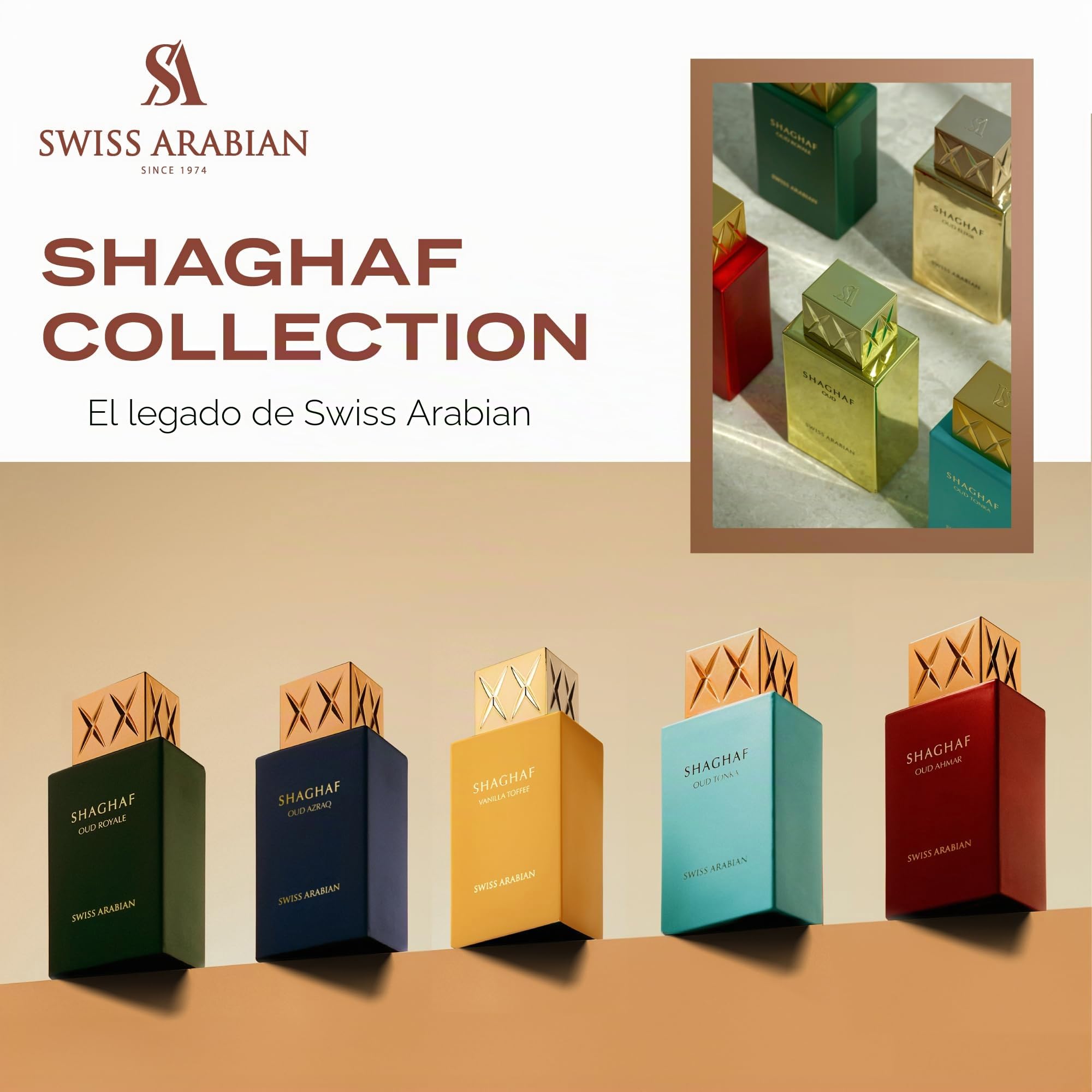 Shaghaf Oud Abyad by Swiss Arabian Eau De Parfum Spray (Unisex) 2.5 oz / 75 ml (Men)