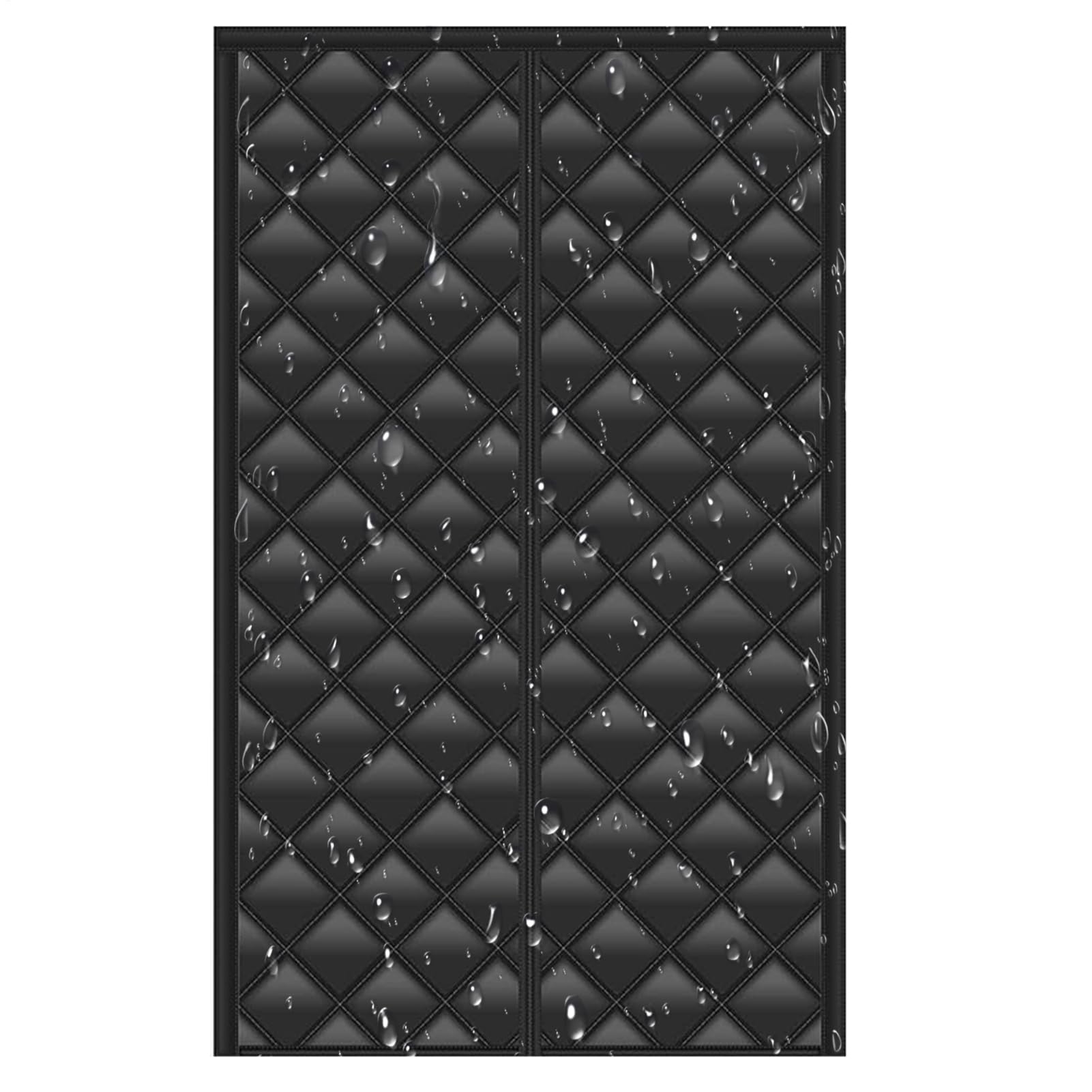 Rideaux Isolants pour Porte De Camping-Car Protection Anti Vent et Anti
