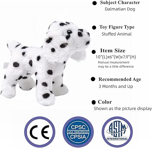 Miniatura 2 de Adorable juguete de peluche de Terranova de 10 pulgadas, suave y esponjoso, para niños y niñas, bonita muñeca de animal para jugar y comodidad