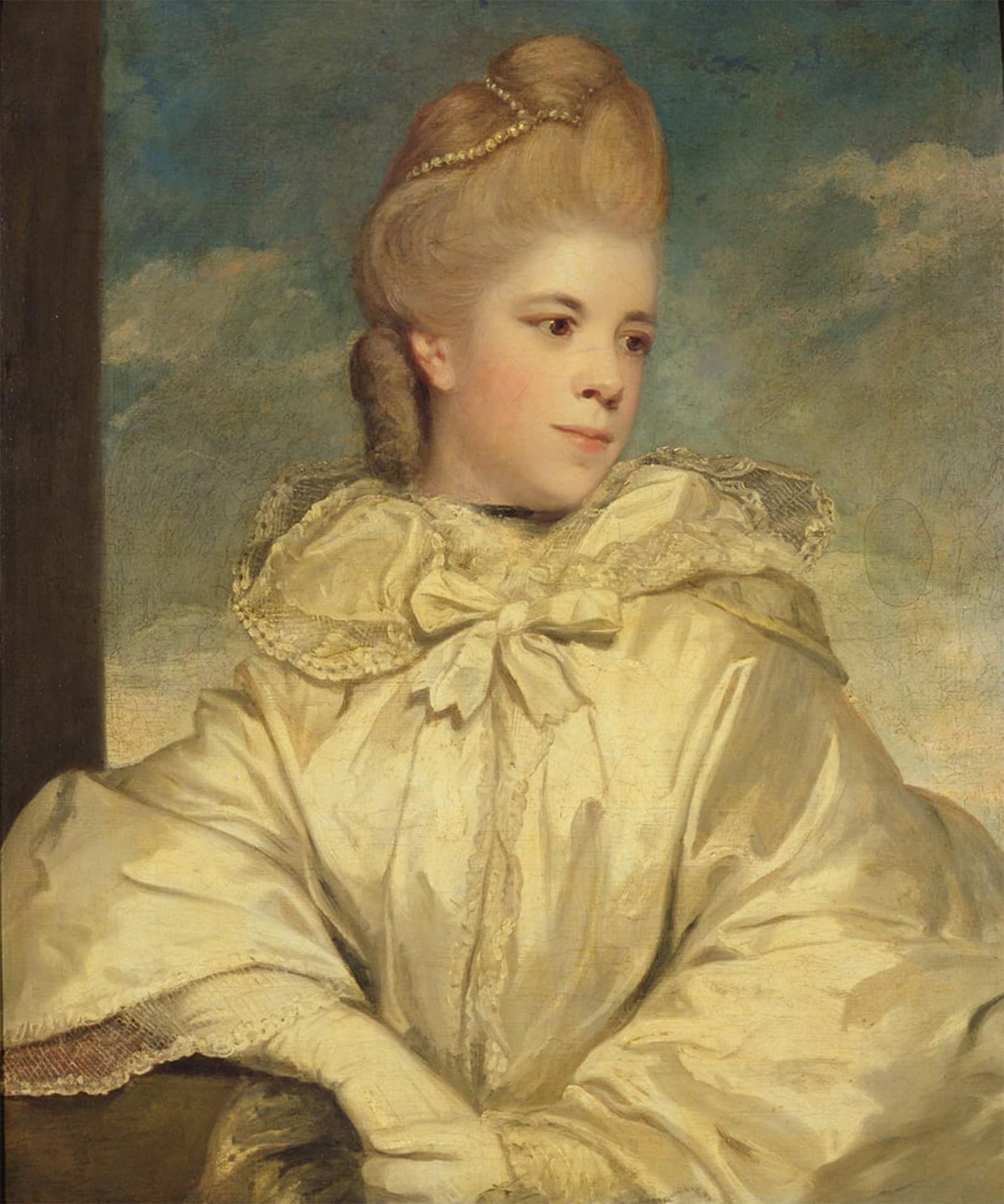 POSTERIIk Famous Animal Posters Vintage Picture Mrs Abington by Joshua Reynolds Modern Wall Decor for Home Decor 60x90cm