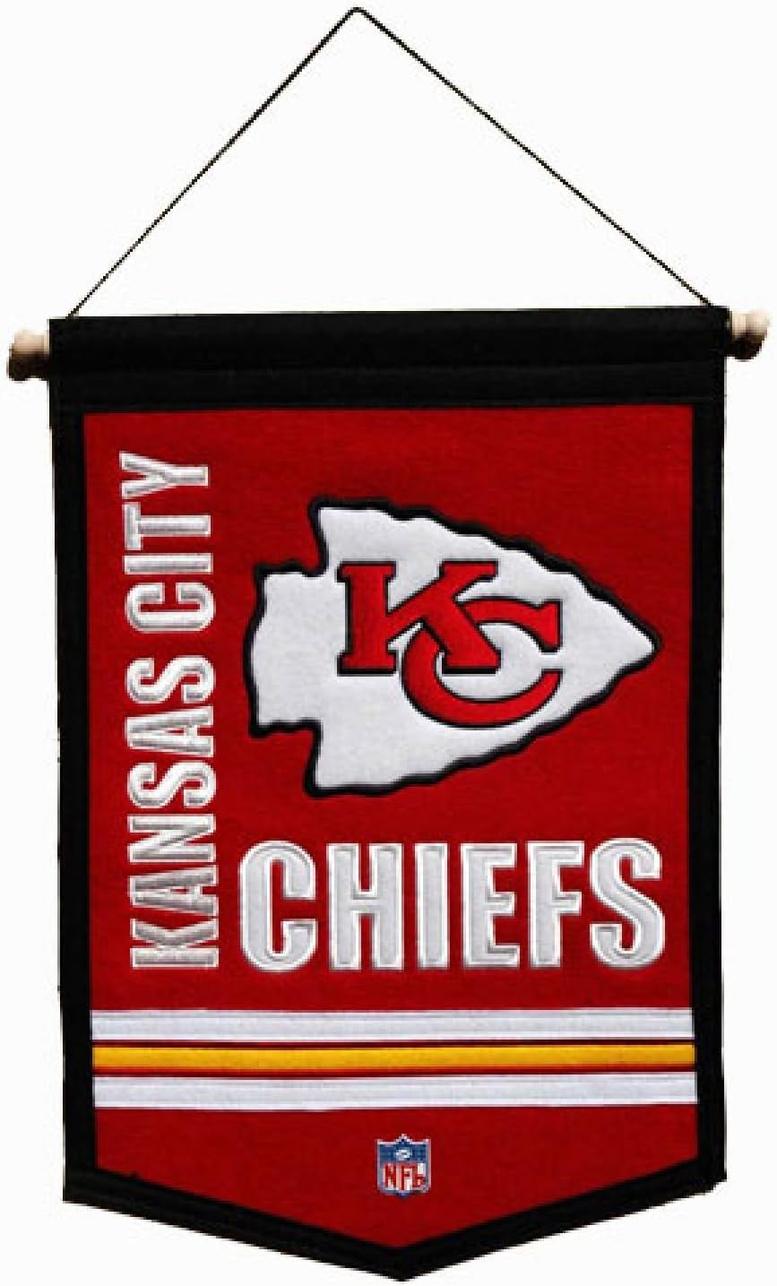 NFL Kansas City Chiefs Medium Traditions Wool Banner