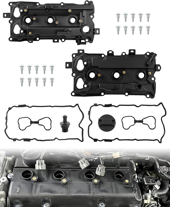 Tampa de válvulas para motor V6 3.5L Reeoutdoor com junta e parafusos – Kit