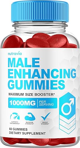 Gomitas de suplemento potenciador masculino – Gomitas de refuerzo de testosterona 6 en 1 para hombres, gomitas de refuerzo de prueba de resistencia