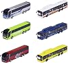 Majorette MAN City Bus - Toy Bus with Freewheel and Suspension, Metal Body, 13 cm Long, for Children from 3 Years, Delivery 1 Piece