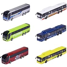 Majorette MAN City Bus Toy Bus with Free Wheel and Suspension Metal Body 13 cm Long for Children from 3 Years Delivery 1 Piece