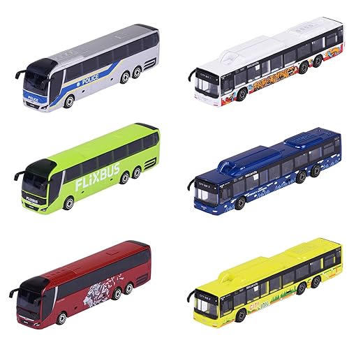MINIATURAS ONIBUS MAN SERIE CITY - MAJORETTE