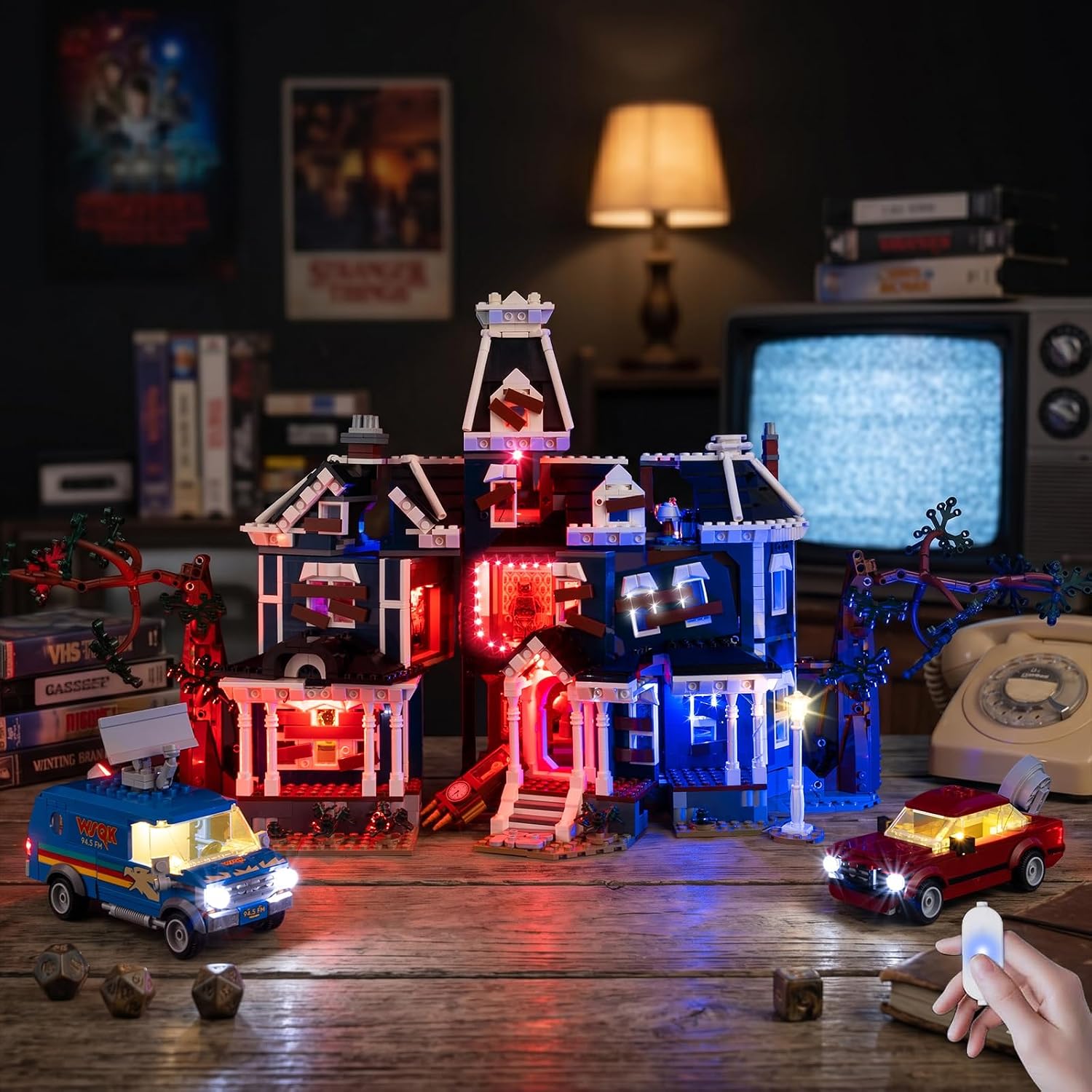 Nitemode Light Kit for LEGO 11370 Stranger Things Creel House, Lights Only | Lamp Touch Control & Adjustable Brightness for House Display & Gifting (Model Not Included)