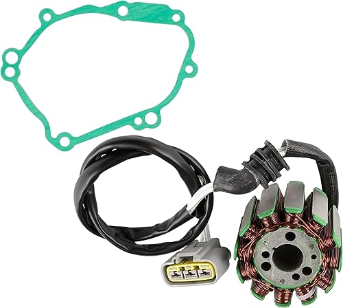 Miniatura 8 de Caltric Estator y junta compatibles con Yamaha Fz-1 Fz1 Fzs10 2006 2007-2014 Fzs1 Fzs10 2015