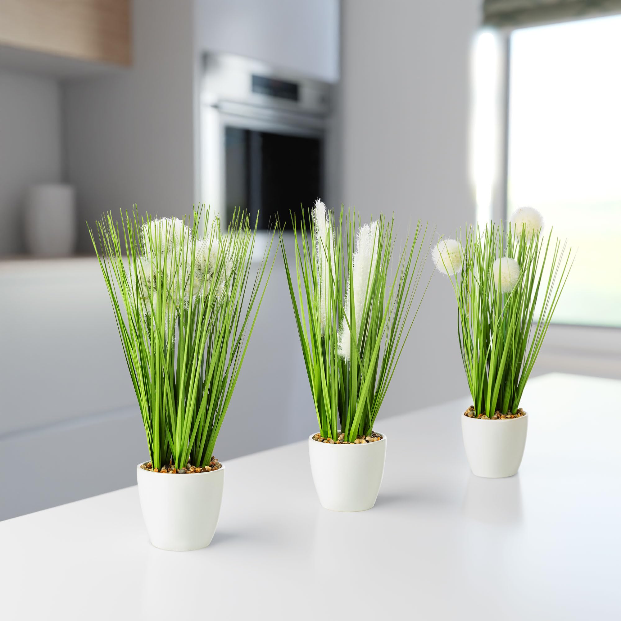 Amazon.de: PASCH Kunstgras in weiem Keramiktopf (31cm): 3 x Grser  knstlich | Knstliches Gras | Kunstpflanze Gras | Dekogras | Kunstpflanzen  wie echt | Knstliche Pflanzen im Topf