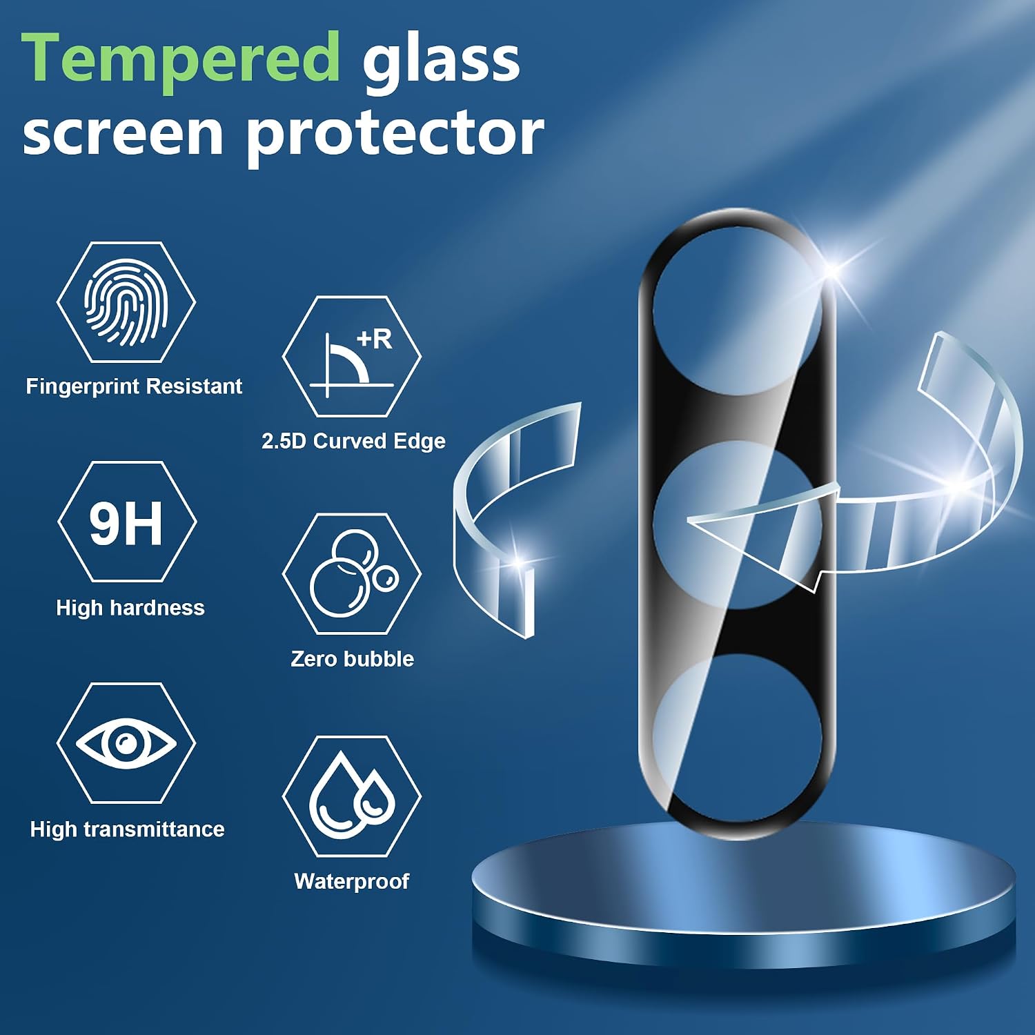 for Samsung Galaxy A36 Camera Lens Protector,[Anti-Scratch][Easy to Install],High Definition,Anti Fingerprint,Tempered Glass film For A36 only image 2