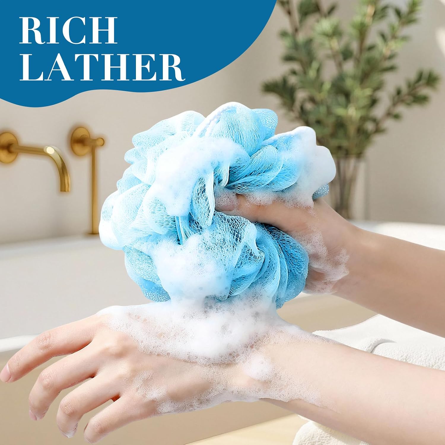 Mini Loofah Sponge for Shower