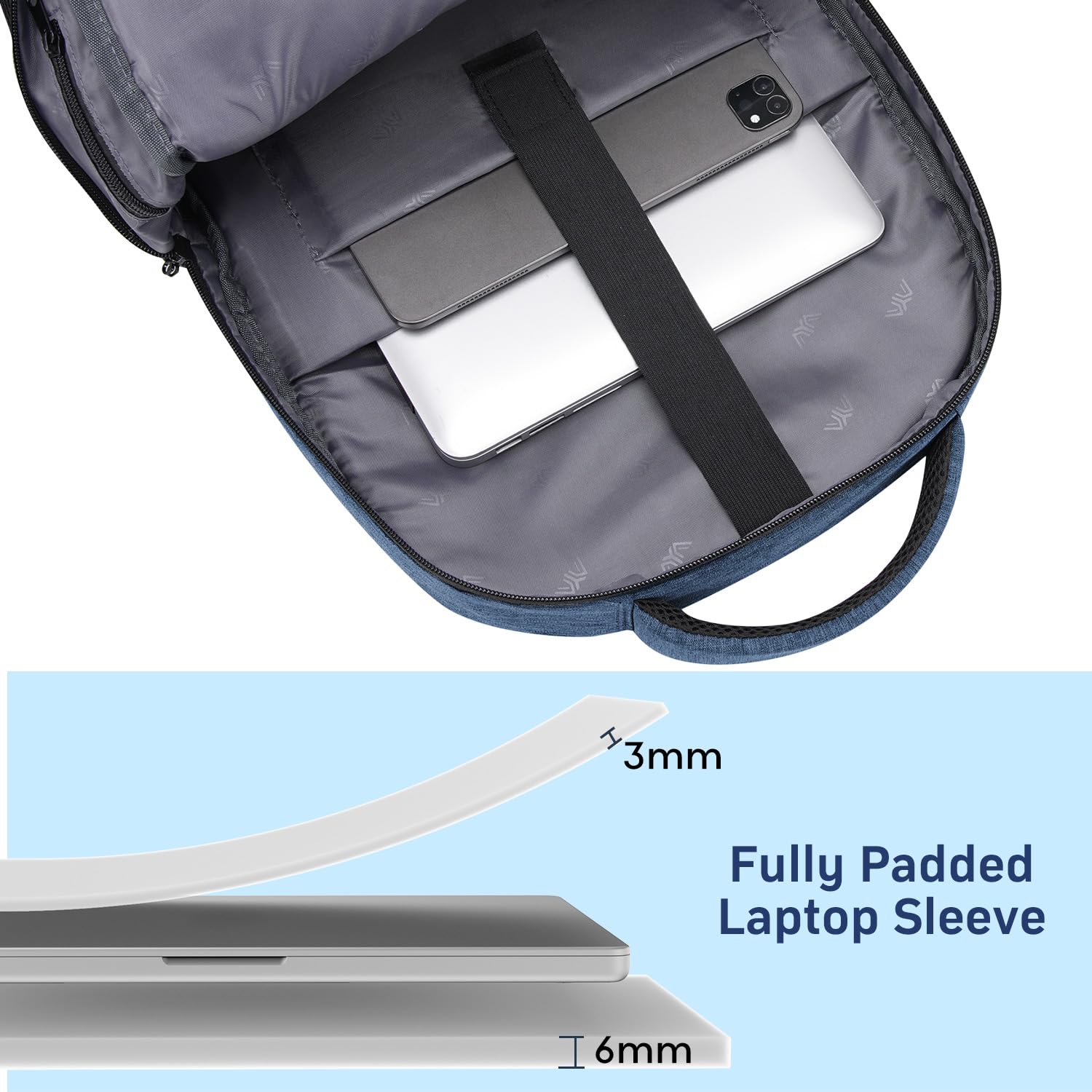 kadilong 17.3 Pulgadas Gran Capacidad Mochila para Portátil Hombre,Bolsa de Escuela para Universidad,Instituto,Viajes y Uso de Oficina