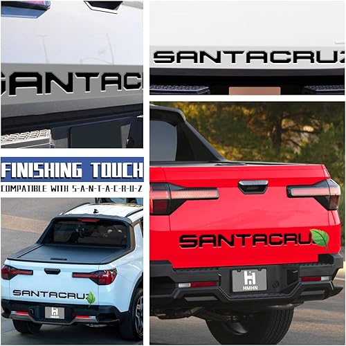 Vista 54 de Letras de inserciones para portón trasero compatibles con Santa Cruz 2022 2023 2024 2025 3D elevado y fuerte adhesivos letras adhesivas para emblema