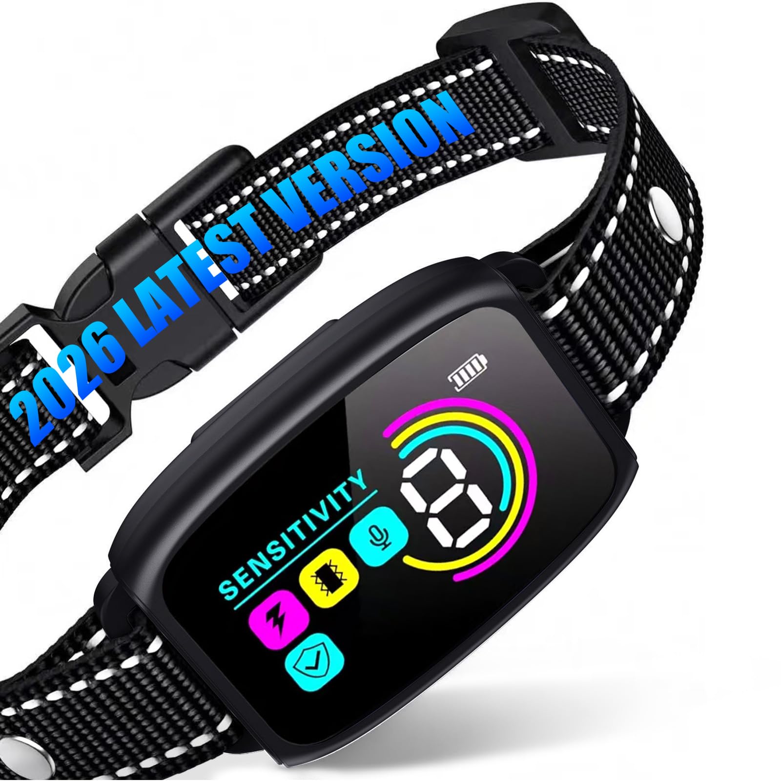 Dog Bark Collar for Large Medium Small Dogs,AI Smart Anti Barking Device