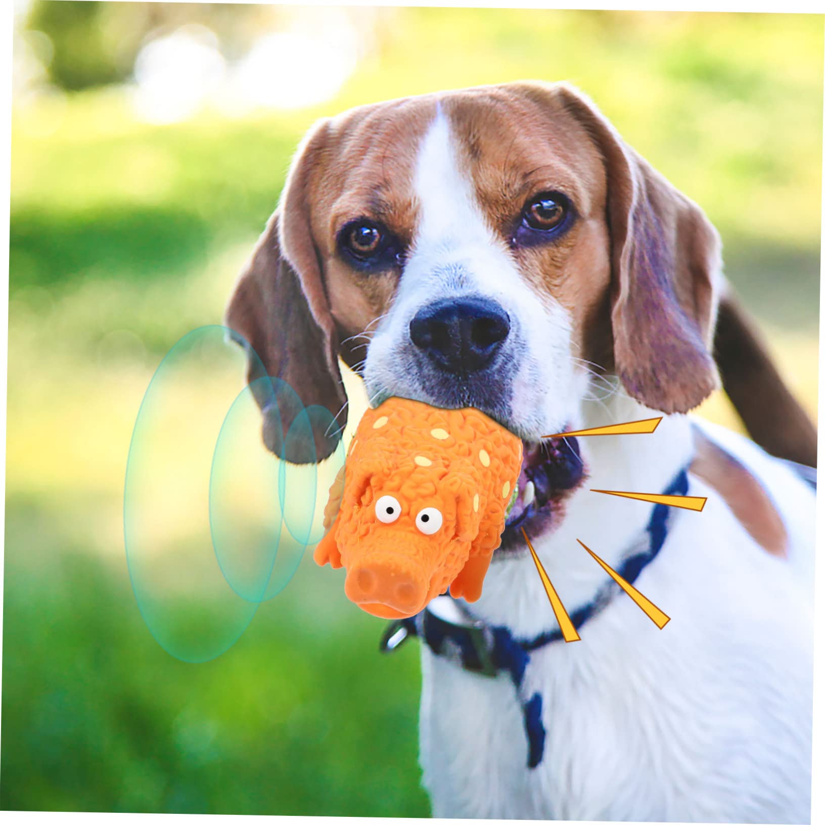 Sosoport 4piezas Juguetes De Squeaky para Perros Juguetes Interactivos para Masticar y Jugar Mejora La Relación Mascota-dueño para Perros y Cachorros
