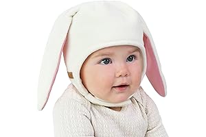 Fleece Baby Bunny Ears Hat