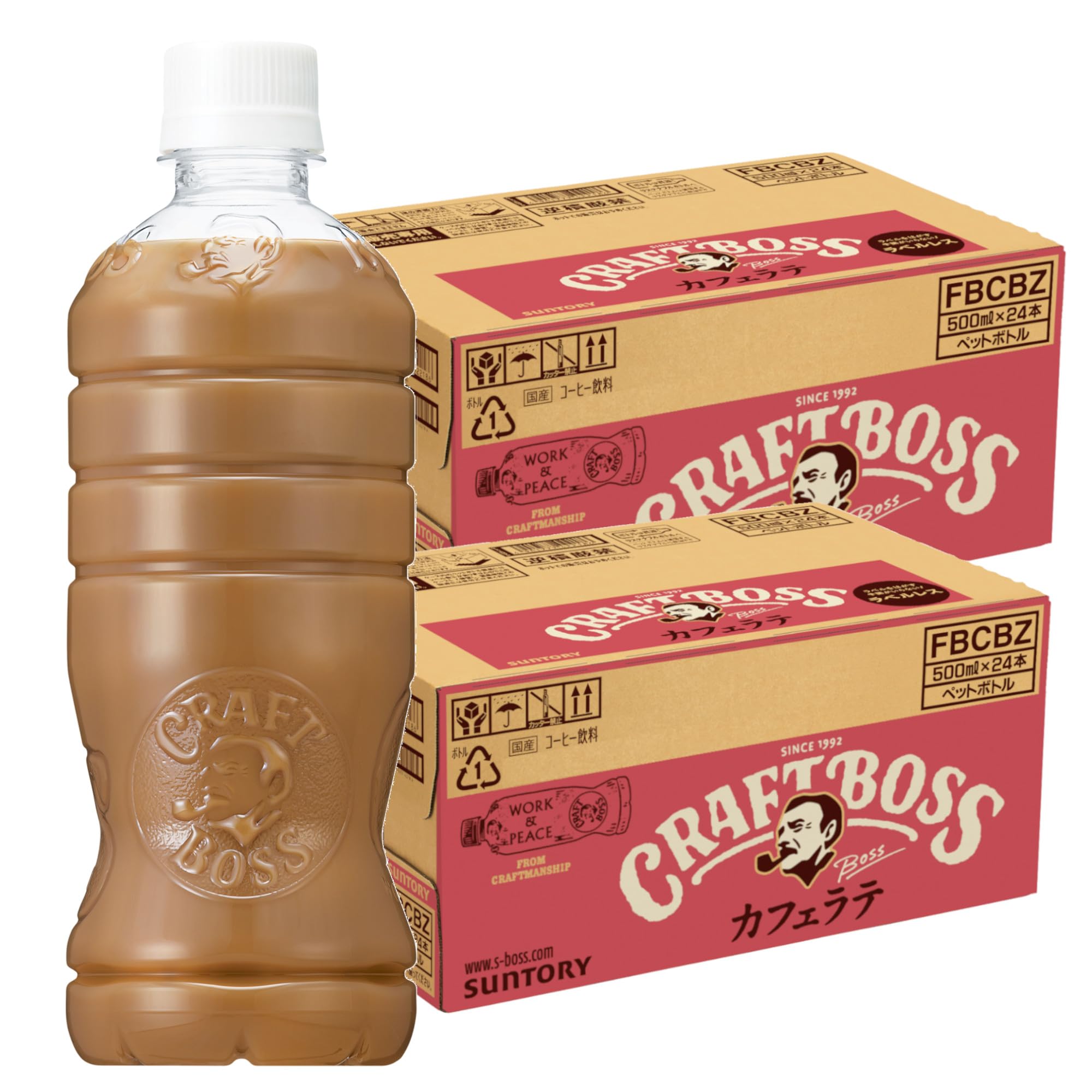 Amazon.co.jp: サントリー ボス BOSS クラフトボス ラテ ラベルレス