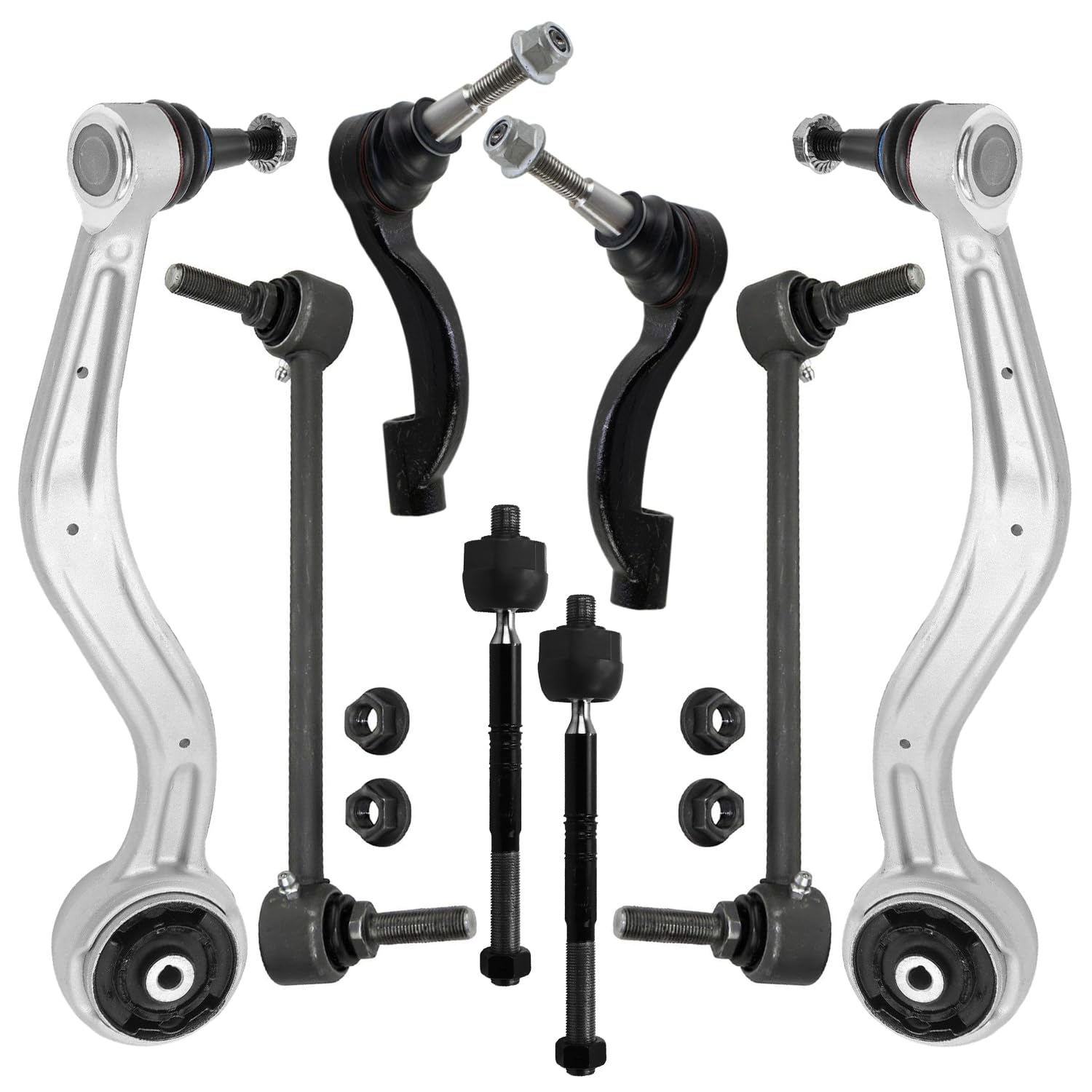 Detroit Axle - RWD 8pc Front End Kit for 2013 2014 2015 2016 2017 2018 2019