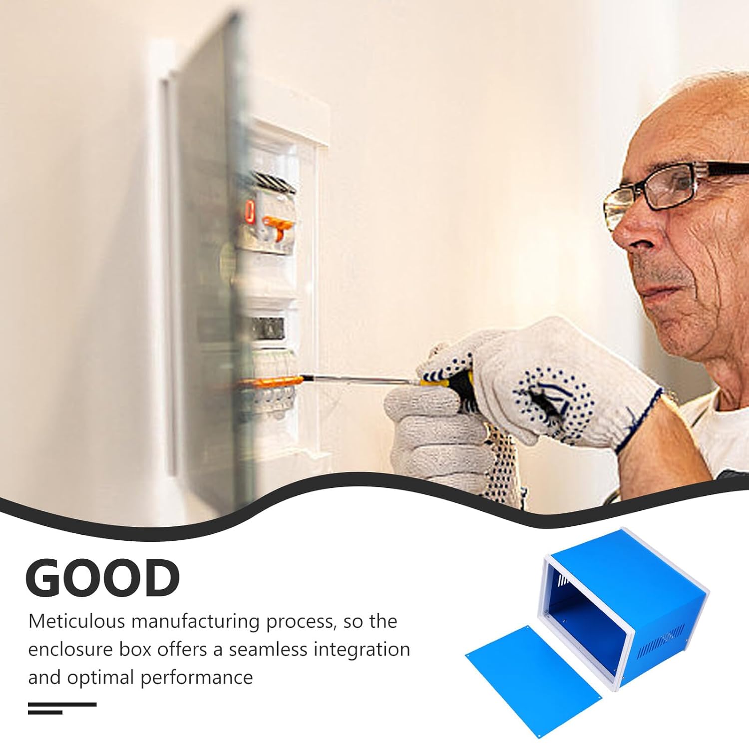 Metal Junction Box Electrical Enclosure DIY Project Case for Electronics with Easy Installation and Reliable Protection