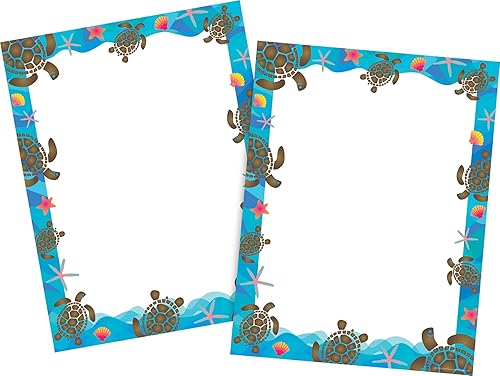 Barker Creek Designer Computer Paper 100 Sheet Set, Kai Ola