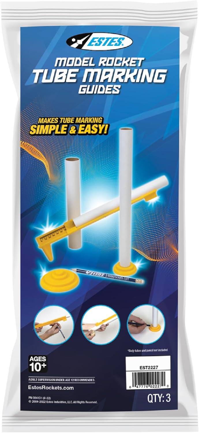 Estes 2227 Tube-Marking Guide, Flying-Rocket-Model Building Tool, Rocket Model Kit Accessories for Ages 10+