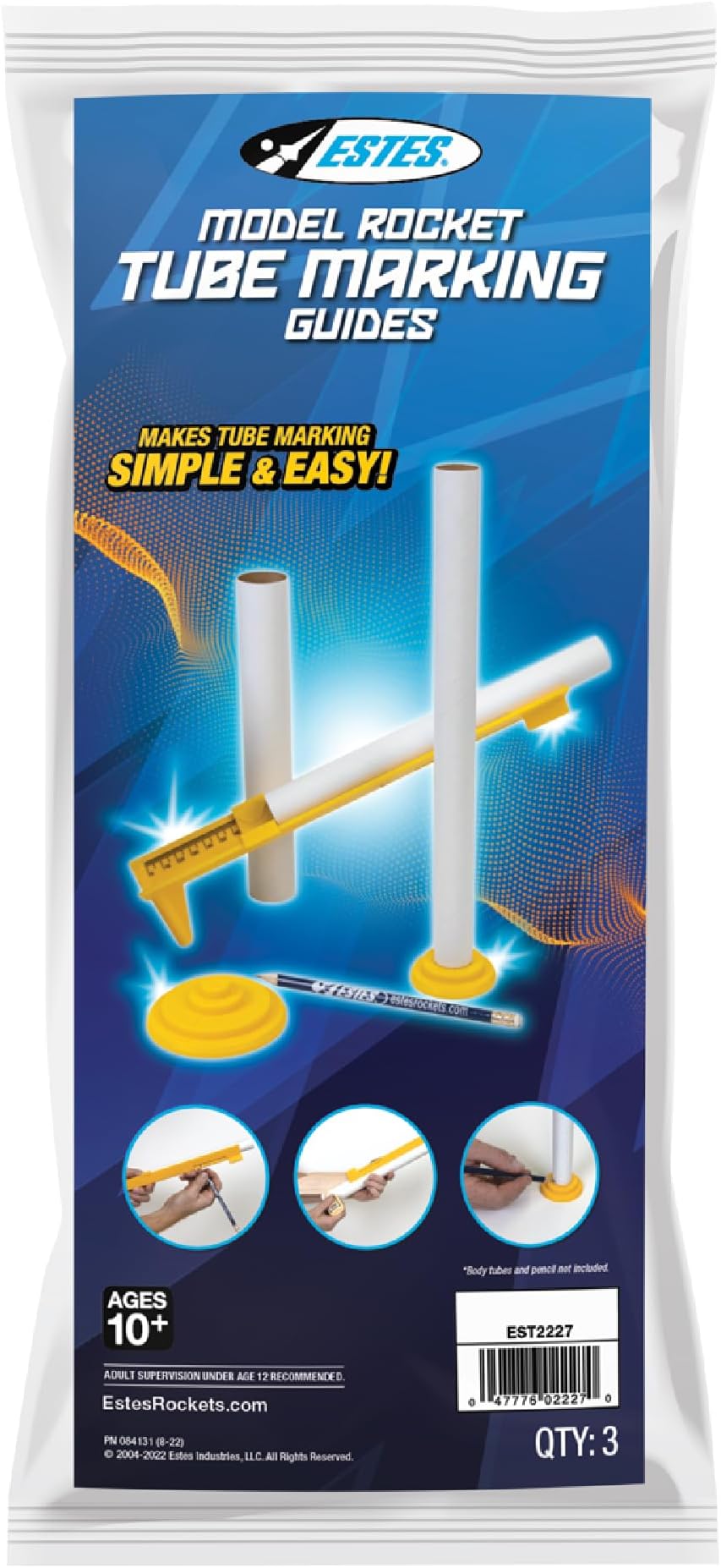 Estes 2227 Tube-Marking Guide, Flying-Rocket-Model Building Tool, Rocket Model Kit Accessories for Ages 10+