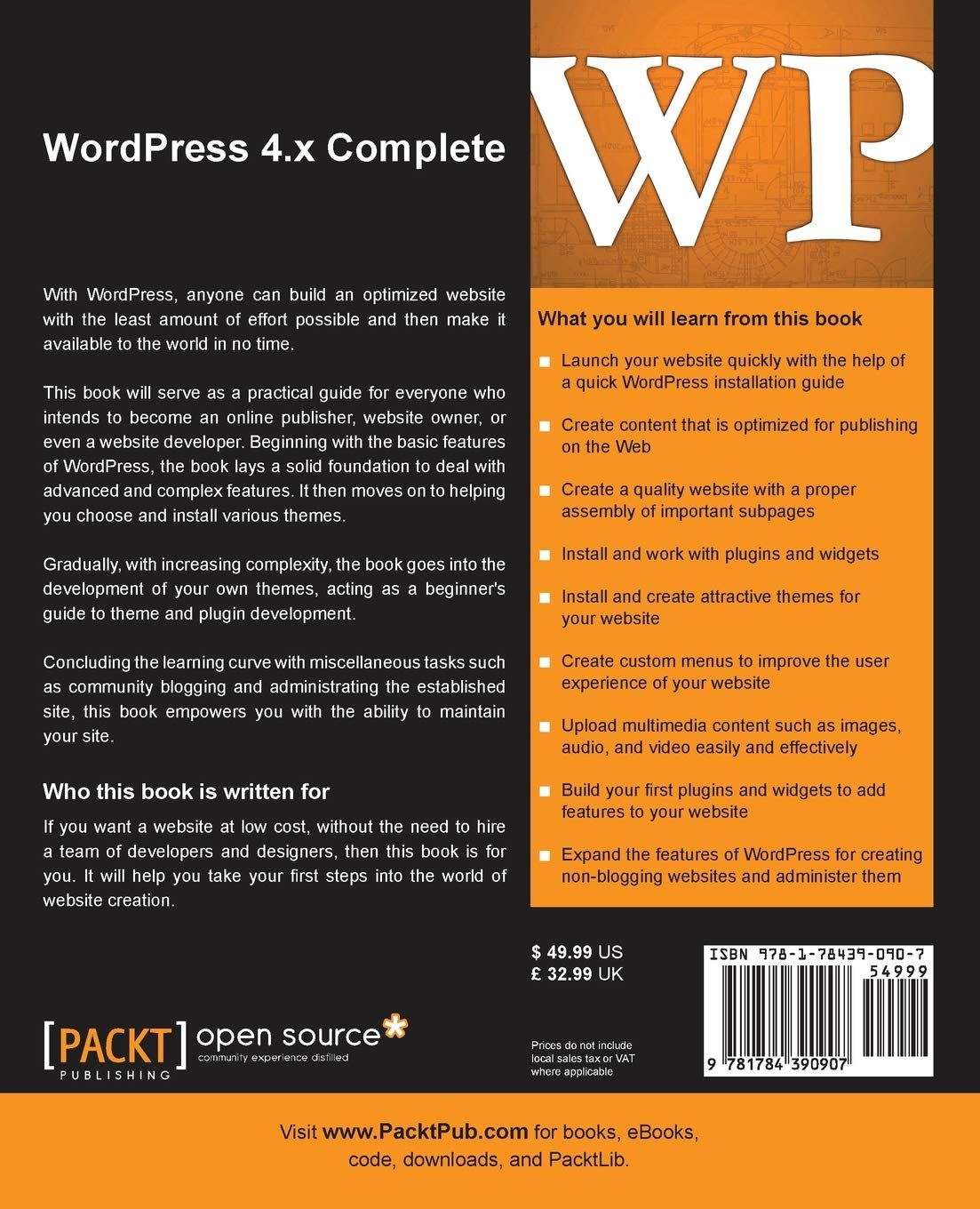 WordPress 4.x Complete (English Edition)