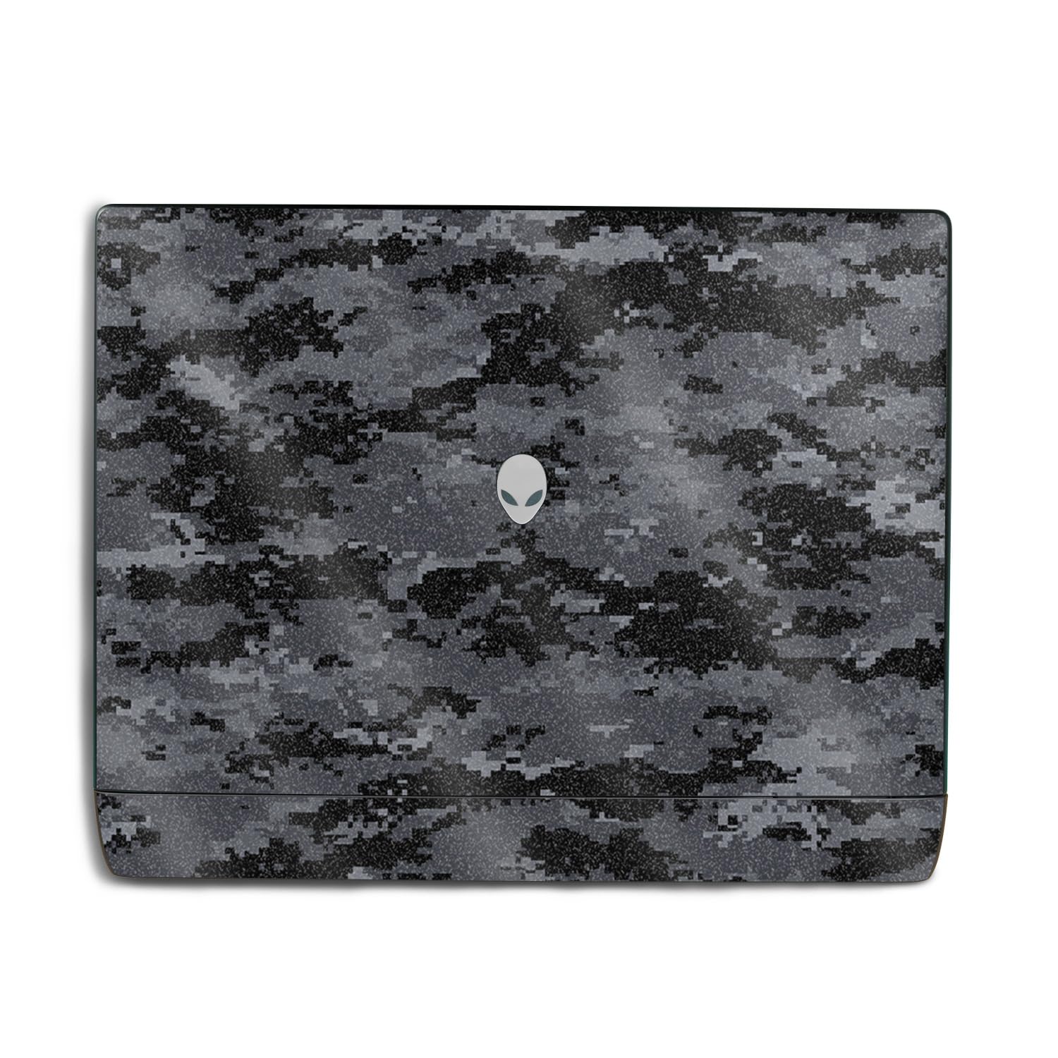 Glossy Glitter Laptop Skin Compatible with Alienware 18 Area-51 (2025) - Digital Camo - Premium 3M Vinyl Protective Wrap Decal Cover - Easy to Apply | Crafted in The USA by MightySkins