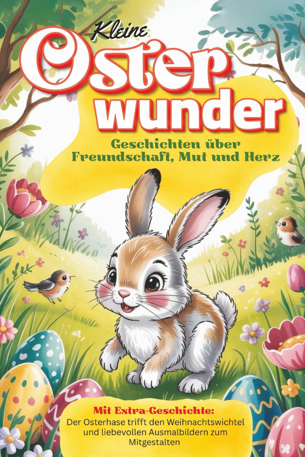 Kleine Osterwunder – Geschichten über Freundschaft, Mut und Herz, Extra-Geschichte mit dem Weihnachtswichtel: und vielen Ausmalbildern, Ostergeschichten, Osterkinderbuch