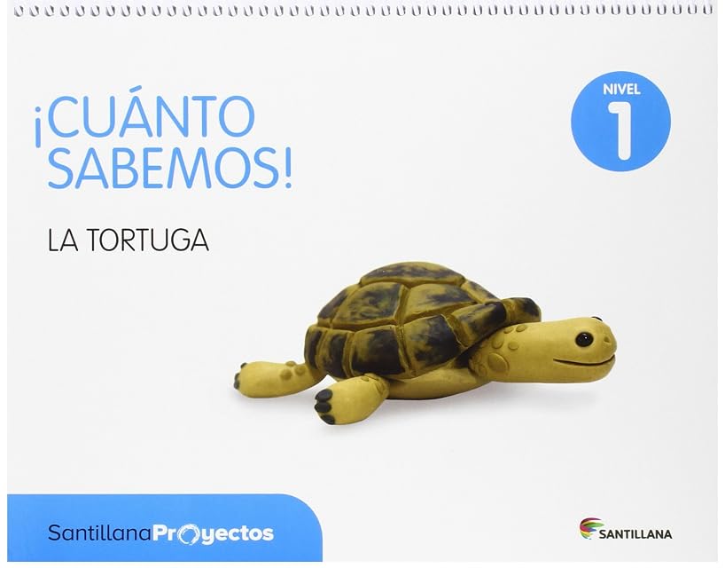 Portada de La Tortuga Cuanto Sabem Infantil 3 Años Nivel 1 Ed 2016