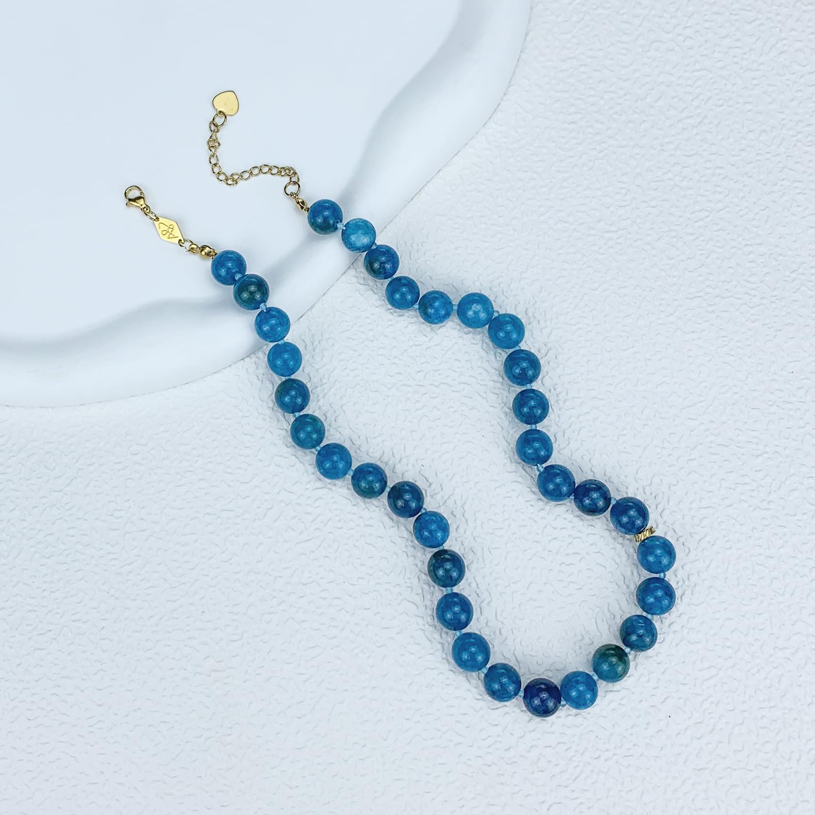 Pietra preziosa con Perline da Donna, Girocollo con Perline in Pietra Naturale Colorata Boho, Gioielli da Spiaggia Estivi, Regalo per Donne