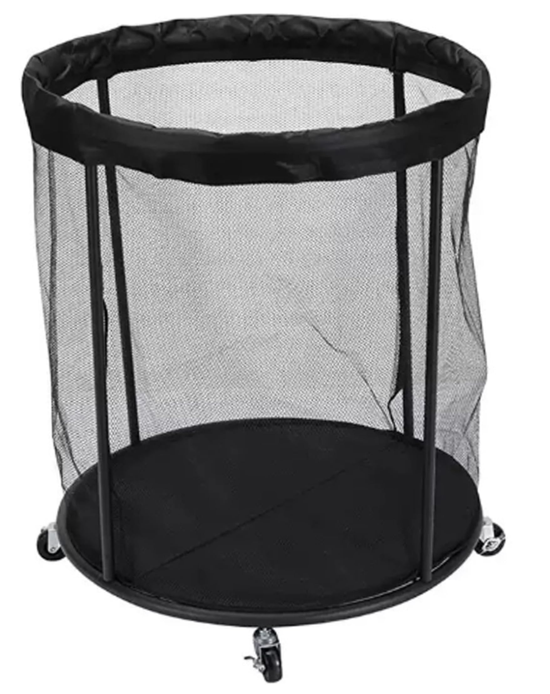 Xdyyjrasa Soccer Ball Bag - Heavy-Duty Mesh Ball Bag, Large Capacity Multi-Sport Storage for Basketball Football Volleyball, Black