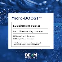Vista 2 de BEAM Minerals Micro-Boost Suplemento mineral completo Todos los minerales, sin todas las píldoras 32 onzas líquidas