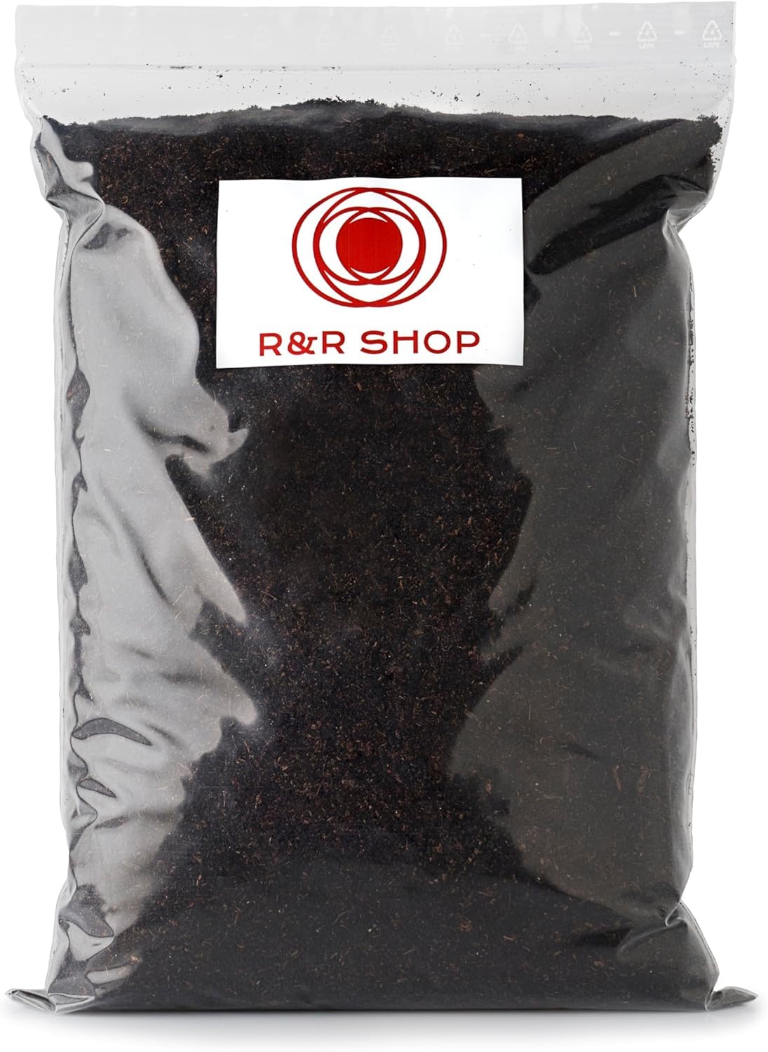 R&R SHOP – Turba Negra Fina, PH Neutro para Enriquecer el Suelo de Plantas, Huertos y Césped (22L)