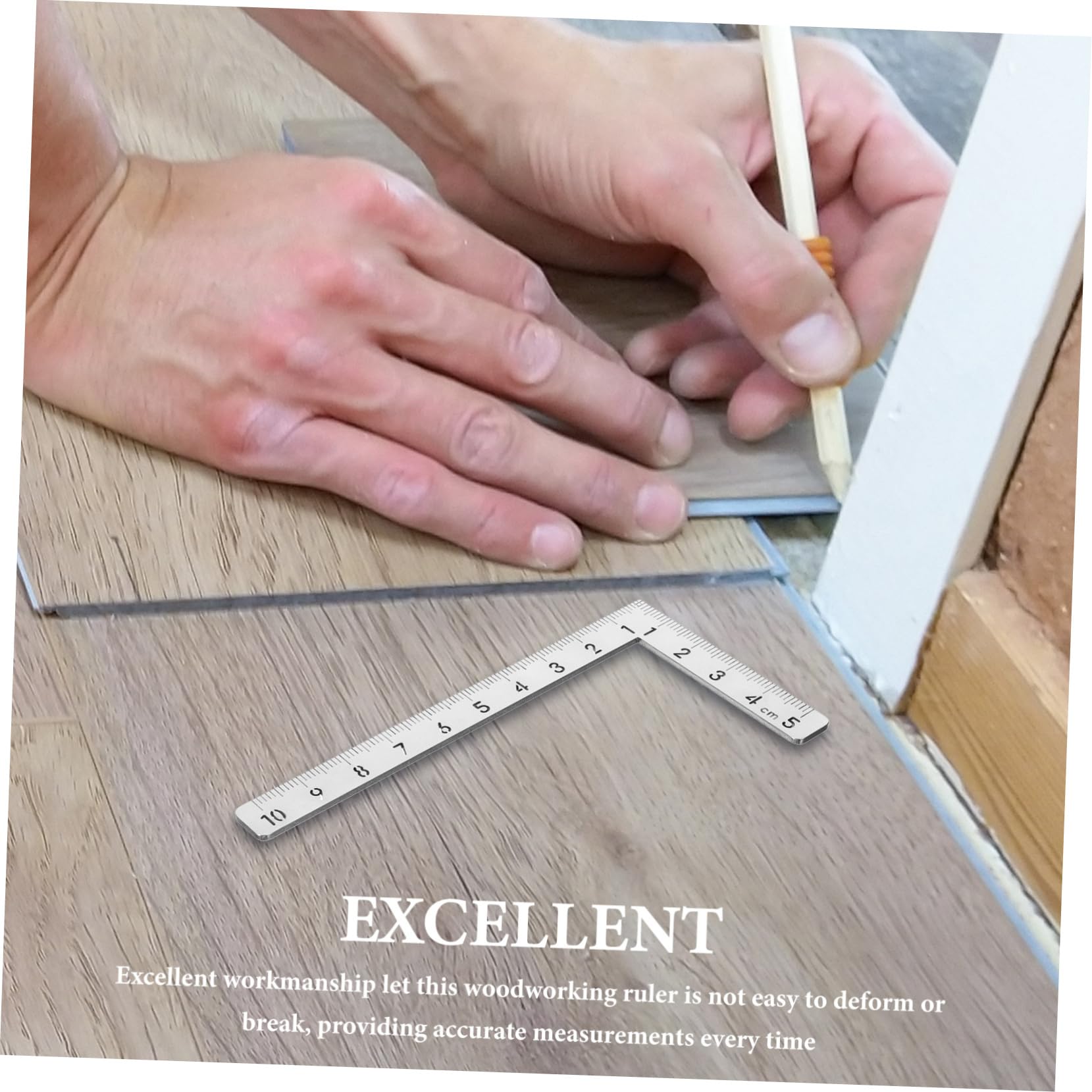 3stücke Edelstahl Winkelmaß Ruler Leicht Und Tragbar Präzise Messungen Für Holzarbeiten Und Kunstprojekte Für Schreiner Und Designer