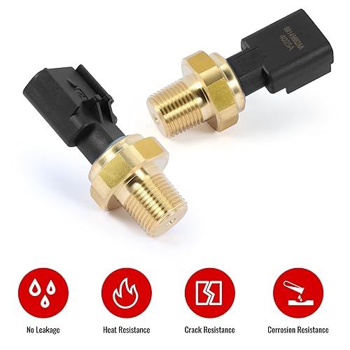Miniatura 5 de Sensor de presión de aceite 68145662AA 68145662AB Compatible con Jeep Cherokee Renegade Chrysler 200 Jeep Cherokee Dodge Dart Ram ProMaster City 2.4L