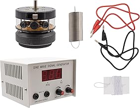 WVGEN-Basic Mechanical Wave Kit Basic Set for Physical Science Experiments. Includes a Frequency Generator and a Vibration Generator, Connector Cords, String and a Spring.