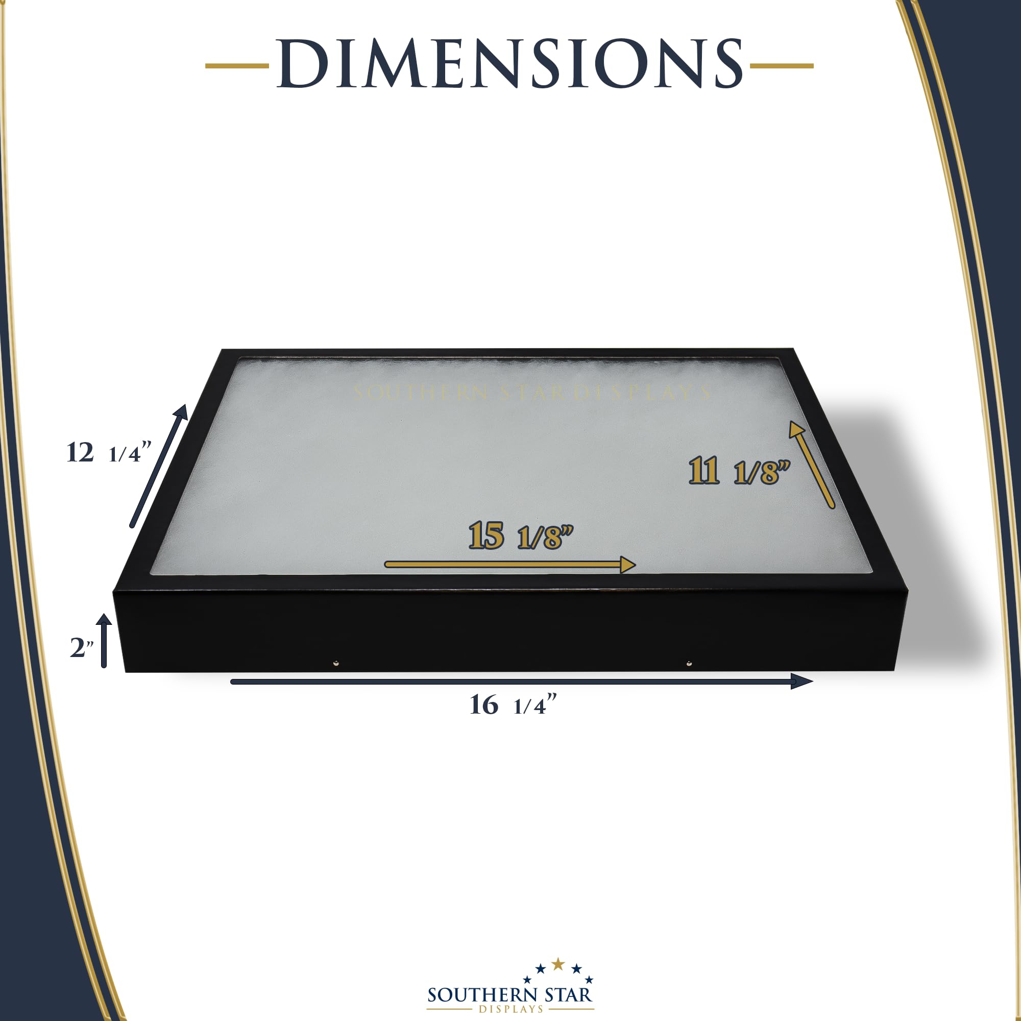 5 Pack of 16 x 12 x 2 Riker Display Cases for Collectibles Arrowheads & Trade Shows