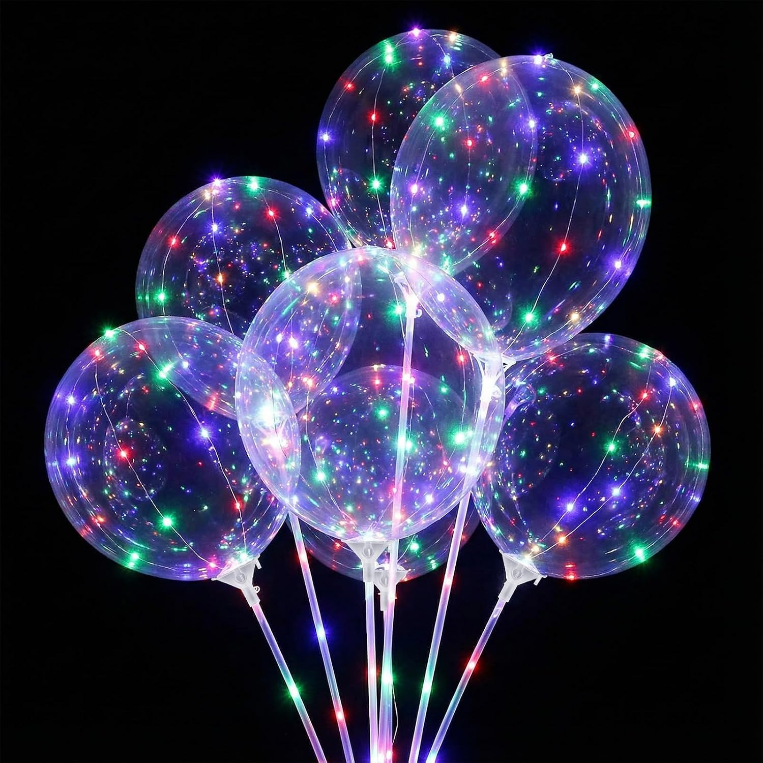 70PCS Baloon Sticks, 16.5 In Sticks for Balloons