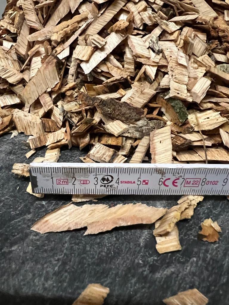 140 Liter Holzhackschnitzel Hackschnitzel Gartenmulch Fallschutz Einstreu Mulch