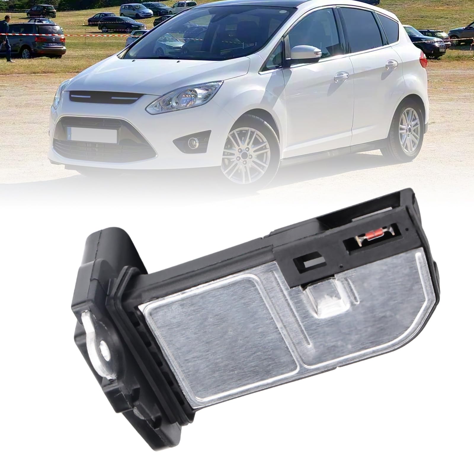Debimetre Air 4 Broches 7M5112B579BA Pour C-Max DM2 Focus II III DA DP HCP 1.6 1.8 2.0 TDCI CP9Z12B579B Capteur Débit D'air 1444420 1480570 AF10374 MAS0336