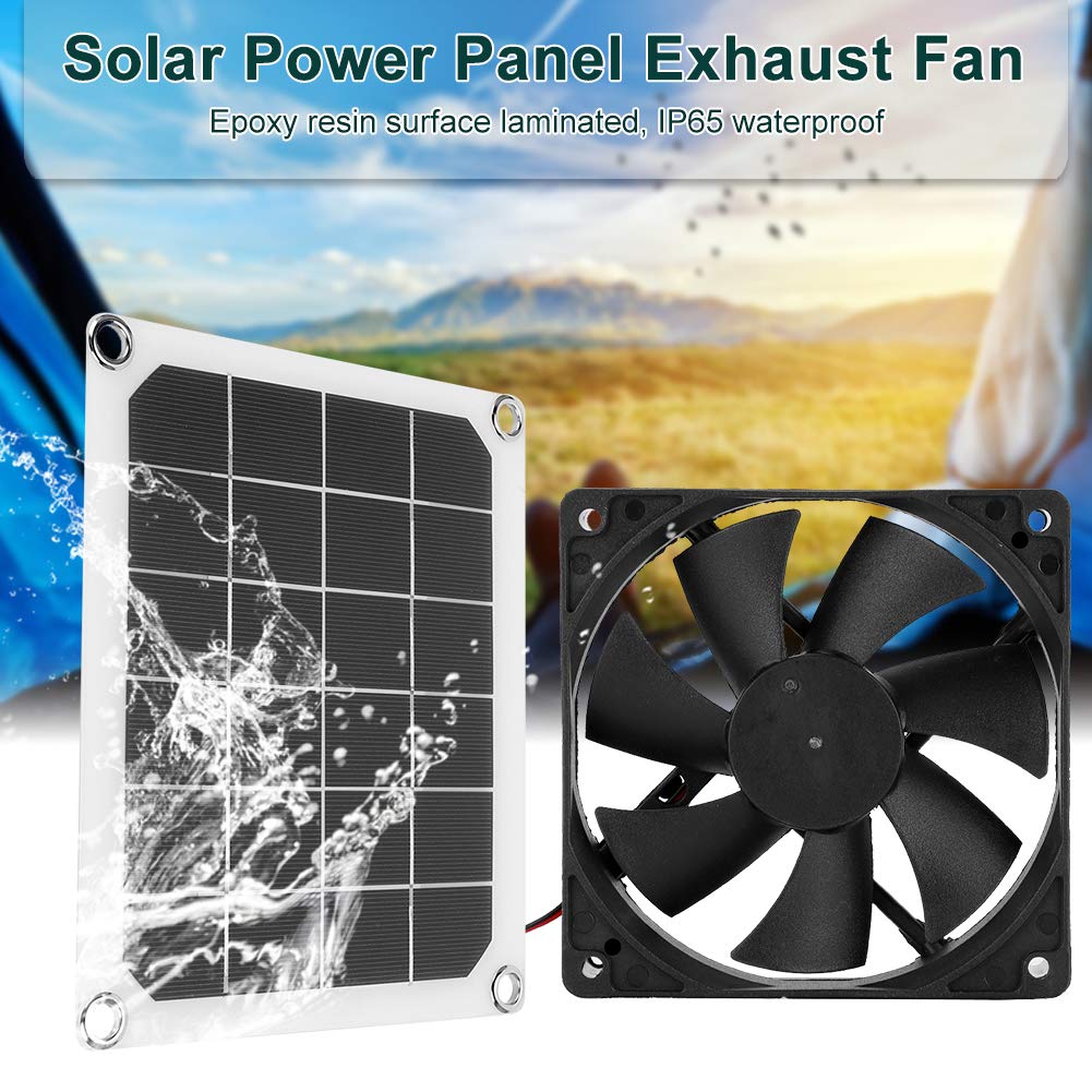 Ventilateur D'extraction Solaire Pour Poulailler Ventilateur De Panneau Solaire Outil De Dissipation De Chaleur De Ventilation Solaire Autonome énergie Verte