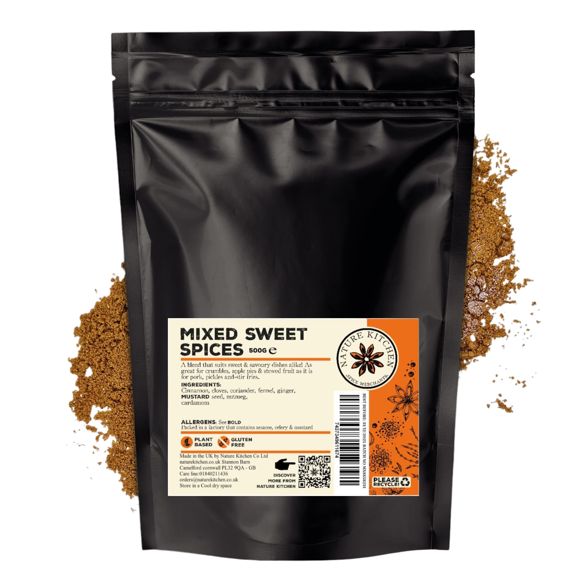Nature Kitchen Shawarma Seasoning 500g Mild, Premium Middle Eastern Spice Blend, Gluten Free, Vegan Seasoning for Kebabs, Chicken, Wraps, Marinades and Everyday Cooking — view 59