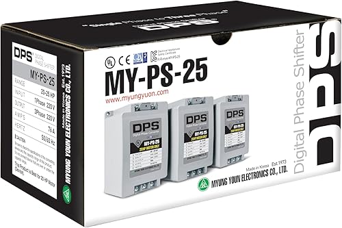 Miniatura 9 de DPS Utilizado para motor de 20HP (15kW) 60A, convertidor monofásico a trifásico, MY-PS-25, One DPS debe usarse solo para un motor, entradasalida