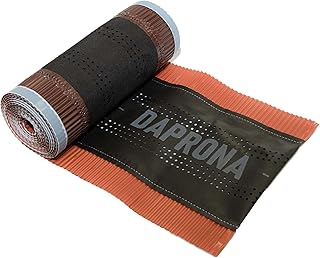 Firstband Alu Super Vent - 230mm x 5m Rot (RAL 8004) Rollfirst für eine optimale Dachfirst Abdeckung, Super Butylkleber