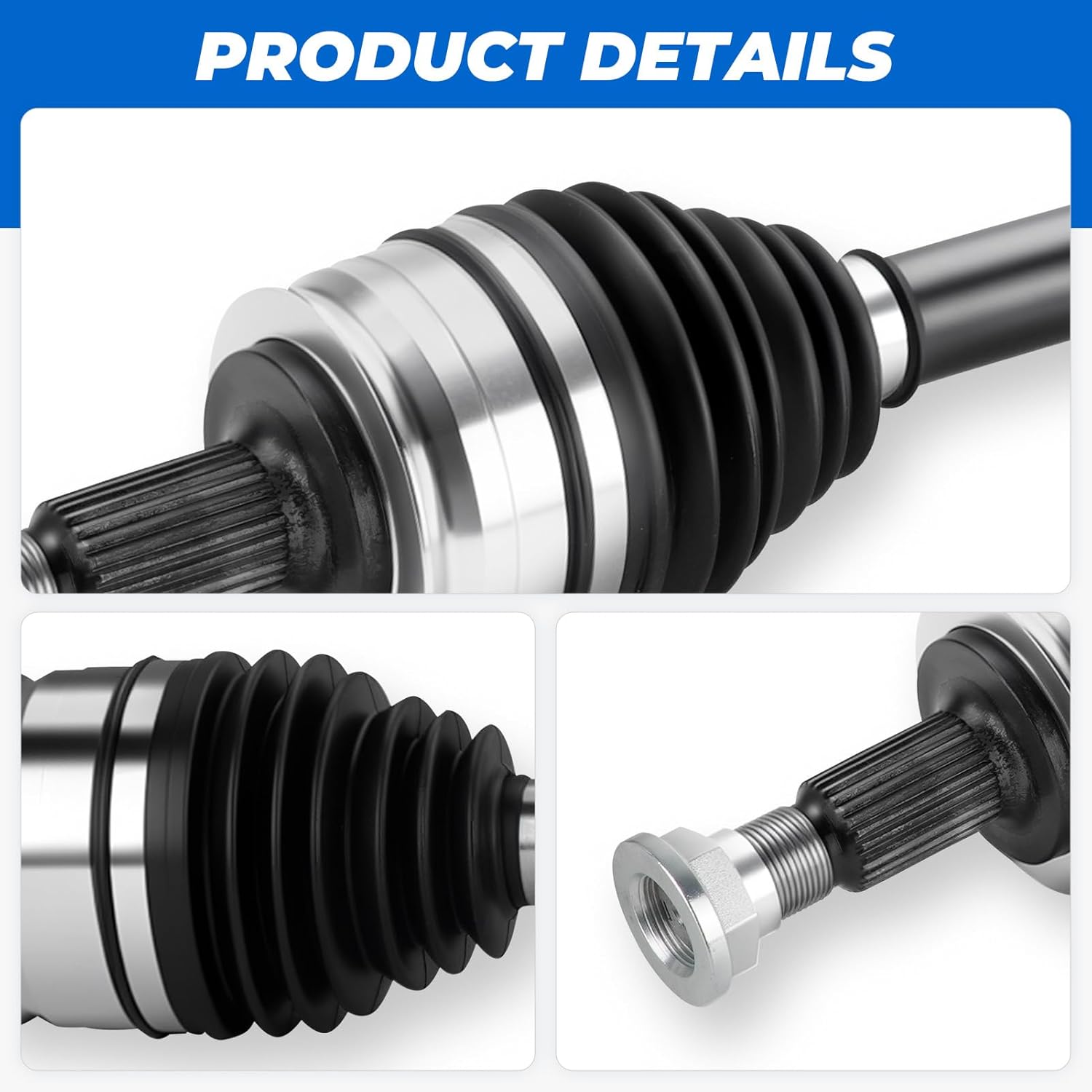 TadaMark 2PCs Front CV Axle Shaft Assembly Fit for Dodge Dart 2013-2016 L4 2.0L 2.4L, for Automatic Transmission Only, Not fit for Manual trans, Left Driver and Right Passenger Side