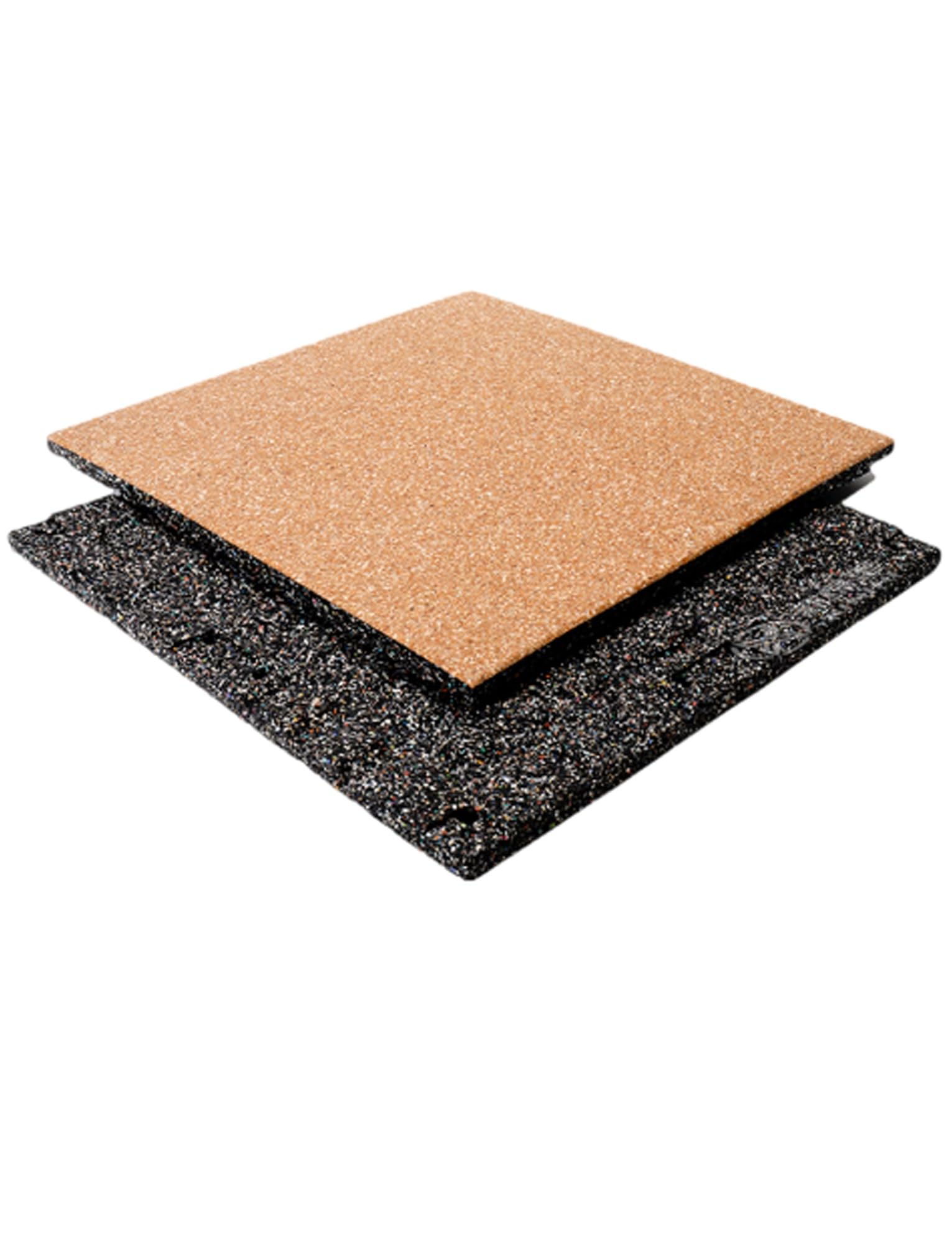 Tappetino In Gomma For Palestra, Piastrelle In Gomma For Parco Giochi - Piastrelle Di Sicurezza Antiurto Da 1 Pollice For Parchi Giochi E Attrezzature For Esercizi - 20" X 20"