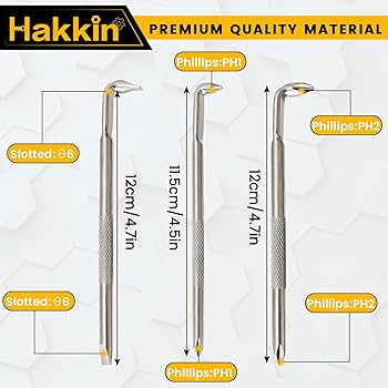 3 Pieces Double Head Offset Magnetic Screwdriver Set, L