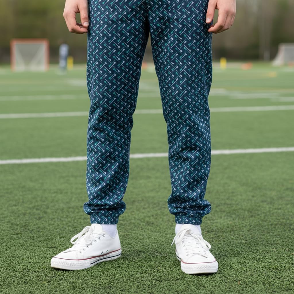 Guys Lacrosse Lounge Pants | Multiple Designs | Youth and Adult Sizes - Image 3