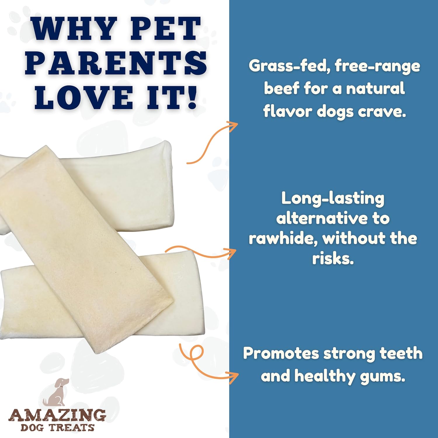 Beef Cheek Strips Premium Dog Chew (6" -100 Count) - NO Odor - Thick Cut - Rawhide Alternative - Beef Cheek Slice Chip Sticks - No Dyes, Chemicals, or Preservatives